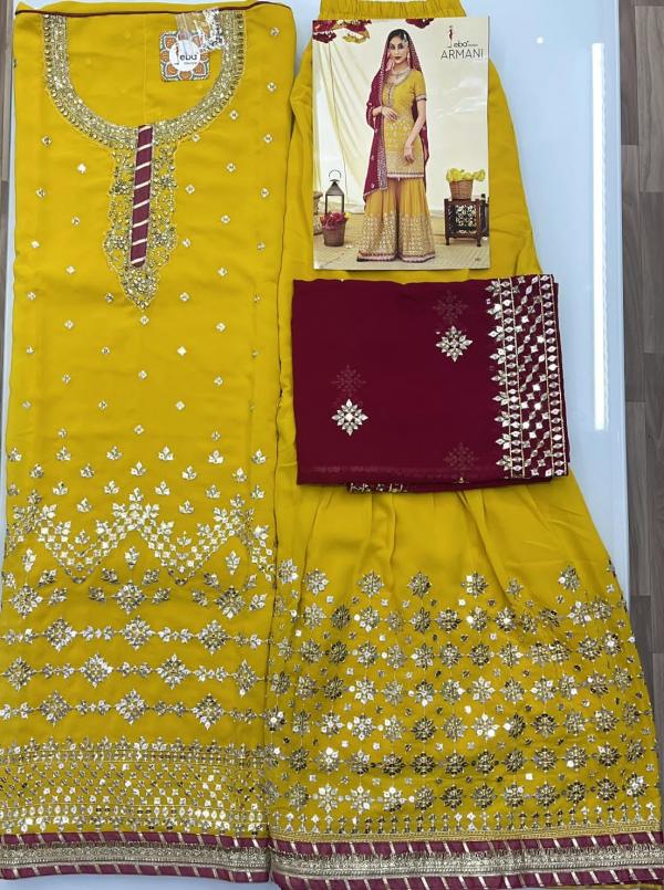 Eba Armani Vol 2 Georgette Embroidery Designer Salwar Suit